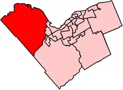 Location within Ottawa