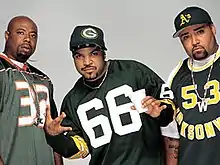 From left to right: WC, Ice Cube, Mack 10 in 2003