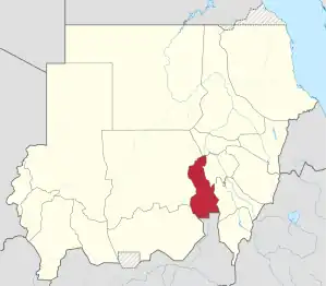 Tandalti is located in Sudan