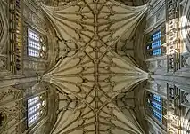 Vaulting in the nave, early Perpendicular