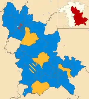 2011 results map