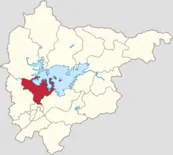 Location in Miyun District