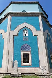 Green Tomb in Bursa (1412–24), part of the Green Mosque complex