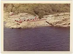 View of a vacation home at Yxnøy