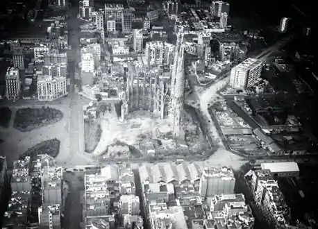 1930. Aerial photograph by Walter Mittelholzer, ETH-Bibliothek.