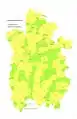 Holenarasipura Taluk Map about Fluoride content in DWS